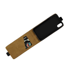 Para iPhone X / XS Funda de cuero con tapa v...