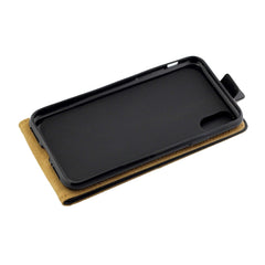 Para iPhone X / XS Funda de cuero con tapa v...