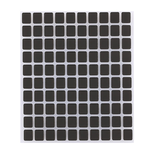 100 pegatinas negras para pantalla de visual...