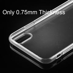 Para iPhone XS Funda transparente ultrafina ...