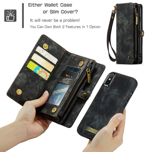 Funda de cuero para iPhone X / XS