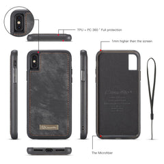 Funda de cuero para iPhone X / XS