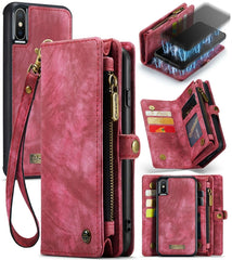 Funda de cuero para iPhone X / XS