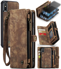 Funda de cuero para iPhone X / XS