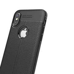 Para iPhone X / XS Litchi Texture TPU Funda ...