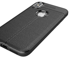 Para iPhone X / XS Litchi Texture TPU Funda ...