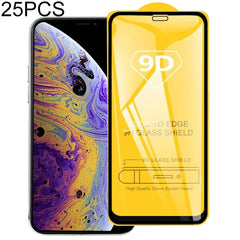 Para iPhone 11 Pro / XS / X 25 piezas 9H 9D ...