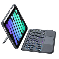 T06-AS para iPad mini6 Funda de cuero con te...