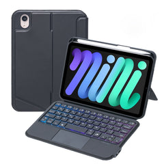 T06-AS para iPad mini6 Funda de cuero con te...