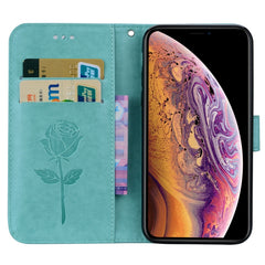 Para iPhone XS Max Rose Funda de cuero PU co...