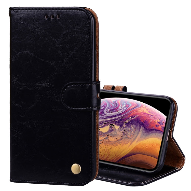 Para iPhone XS Max Business Style Oil Wax Te...