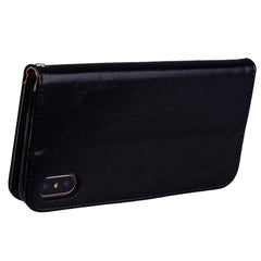 Para iPhone XS Max Business Style Oil Wax Te...