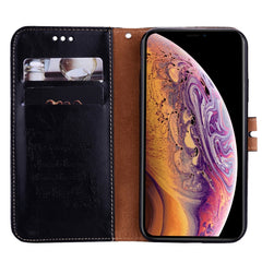 Para iPhone XS Max Business Style Oil Wax Te...