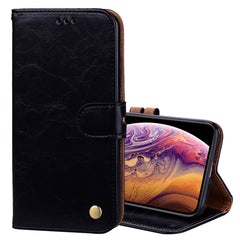 Para iPhone XS Max Business Style Oil Wax Te...