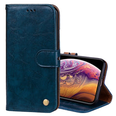 Para iPhone XS Max Business Style Oil Wax Te...