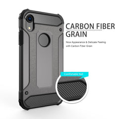 Para iPhone XR TPU + PC Armor Funda trasera ...