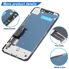 Pantalla LCD YK para iPhone XR con ensamblaj...