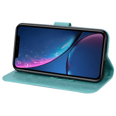 Para iPhone XR Funda de cuero PU con tapa ho...
