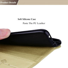 Para iPhone XR Funda de cuero PU con tapa ho...