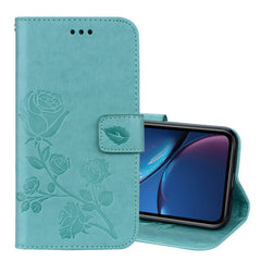 Para iPhone XR Funda de cuero PU con tapa ho...