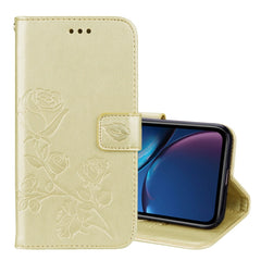 Para iPhone XR Funda de cuero PU con tapa ho...