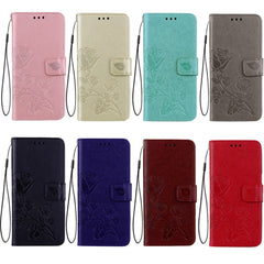 Para iPhone XR Funda de cuero PU con tapa ho...