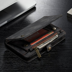 Para iPhone XR CaseMe Funda de cuero con tap...