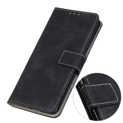 Para iPhone XR Funda de cuero con tapa horiz...