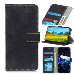 Para iPhone XR Funda de cuero con tapa horiz...