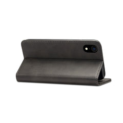 Para iPhone XR Suteni Funda de cuero con tap...