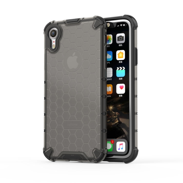 Para iPhone XR Funda protectora Honeycomb PC...