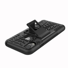 Para iPhone XR Tire Texture TPU + PC Funda a...