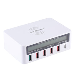 WLX-818F 6 en 1 10W QC3.0 Carga inalámbrica ...