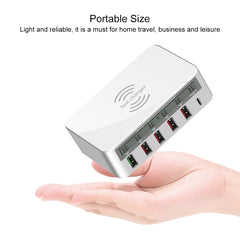 WLX-818F 6 en 1 10W QC3.0 Carga inalámbrica ...