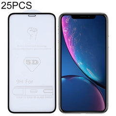 Para iPhone XR 25 piezas 9H 5D Película de v...