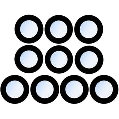 Lente de cámara trasera de 10 piezas para iP...
