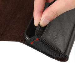 Funda de cuero para iPhone XR