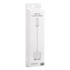 Adaptador de carga de audio GL011 de 8 pines + 3,5 mm a 8 pines