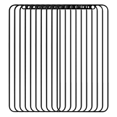 Para iPhone 11 Pro / XS / X 50 piezas 0,1 mm...
