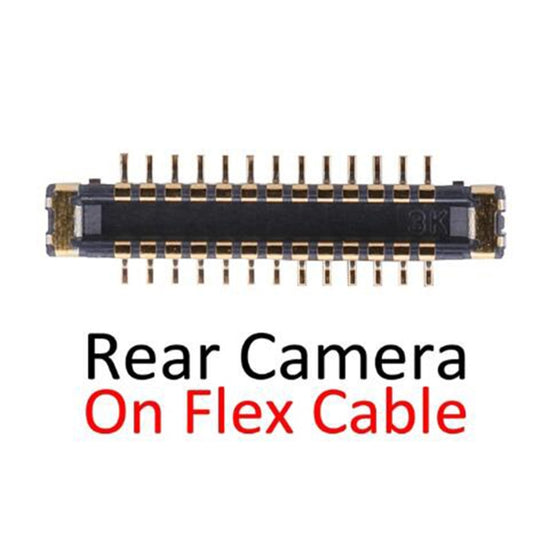 Conector FPC de cámara trasera en cable flex...