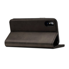 Para iPhone X / XS Funda de cuero con tapa h...