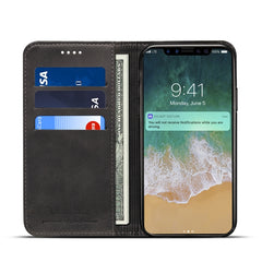Para iPhone X / XS Funda de cuero con tapa h...