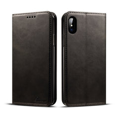 Para iPhone X / XS Funda de cuero con tapa h...