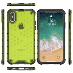 Para iPhone X / XS Funda protectora Honeycom...