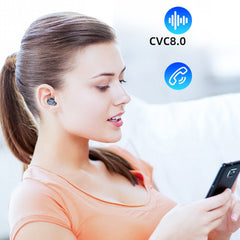 263 TWS CVC8.0 Auricular Bluetooth con cance...