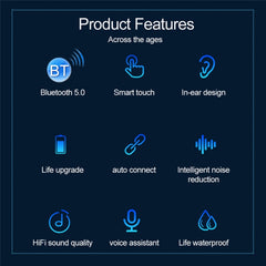 F9-9 TWS CVC8.0 Auricular Bluetooth con canc...