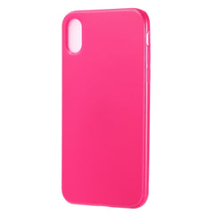 Para iPhone XR Funda de TPU color caramelo  ...