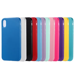 Para iPhone XR Funda de TPU color caramelo  ...