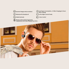 JHO-A9 TWS Auricular inalámbrico Bluetooth t...