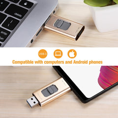 Richwell 3 en 1 64G Tipo-C + 8 pines + Disco flash USB 3.0